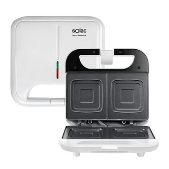 Sendvičovač Solac, SD5053 BUON SANDWICH, čtverce, 750 W