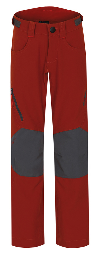 Dětské outdoor kalhoty Zony Kids tm. cihlová - 164-170