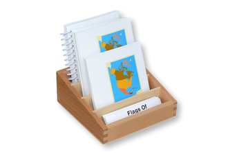 Vlajky Severní Ameriky - třísložkové karty