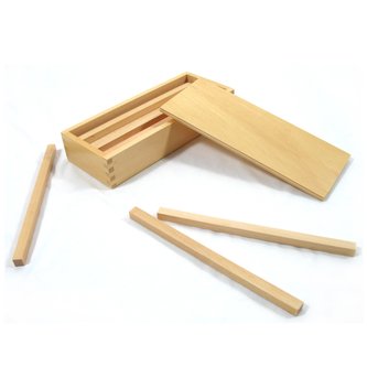 Hranoly v krabici (pro hnědé schody)