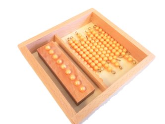 Perlové řetězy pro desítkovou tabulku