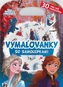 Vymaľovanky so samolepkami - Ľadové kráľovstvo