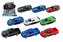 Auto mini sportovní kov/plast 7cm na volný chod mix druhů 24ks v boxu