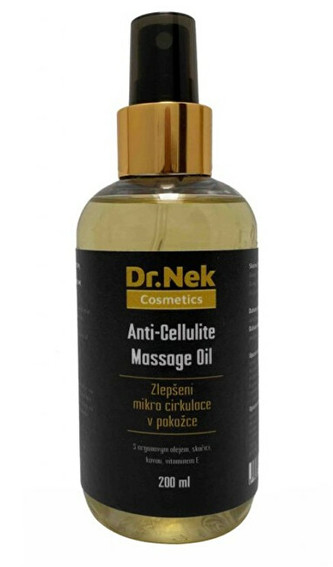 Body Wraps s.r.o. Anti-Cellulite masážní olej s arganovým olejem, skořicí, kávou a vitamínem E 200 ml
