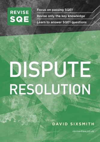 Revise SQE Dispute Resolution