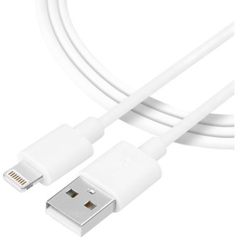 Tactical Smooth Thread Cable USB-A/Lightning 0,3m bílý