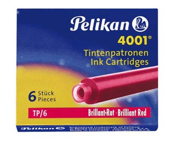 Inkoustové bombičky Pelikan 4001 TP/6