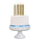 SusyCard - Dortové narozeninové svíčky zlaté, 10 ks