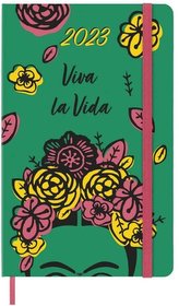Moleskine Frida Kahlo denní diář 2023 zelený L