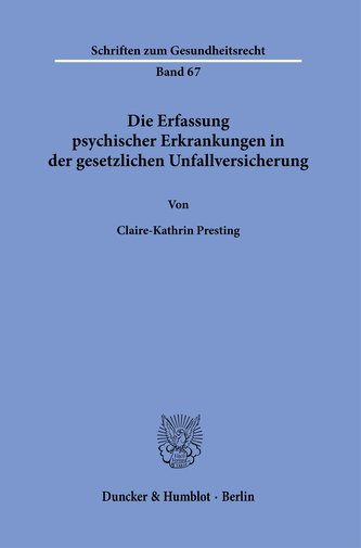 Die Erfassung psychischer Erkrankungen in der gesetzlichen Unfallversicherung.