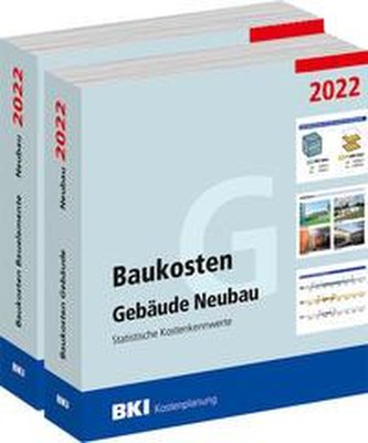 BKI Baukosten Gebäude + Bauelemente Neubau 2022 - Kombi Teil 1-2