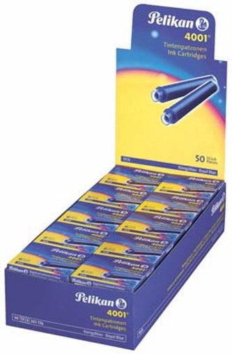 Inkoustové bombičky Pelikan 4001 TP/6
