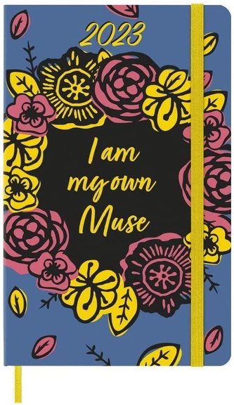 Moleskine Frida Kahlo plánovací zápisník 2023 modrý L