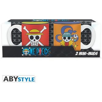 Set 2 hrnků - One Piece - Luffy & Nami emblems