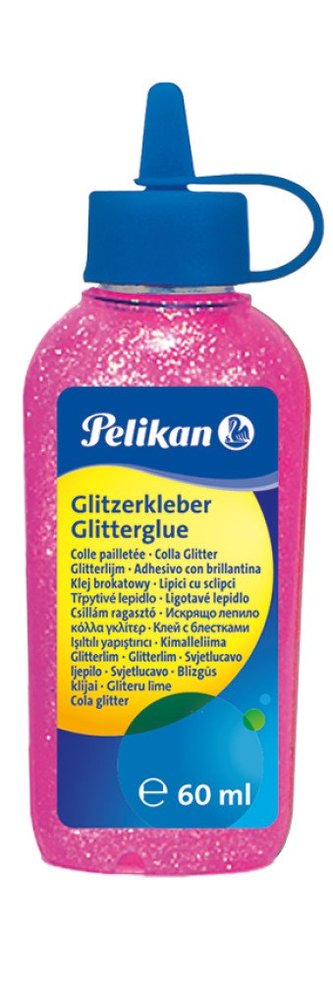 Pelikan - Lepidlo glitrové 60ml magenta