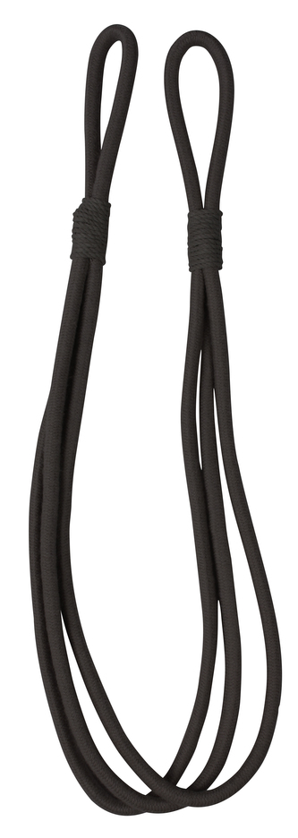 Dekorační ozdobná šňůra na závěsy VANDA, černá 60 cm Mybesthome