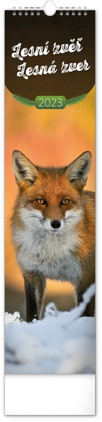 Nástěnný kalendář Lesní zvěř - Lesná zver 2023