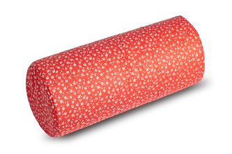 Válec Adéla - červený kvítek - průměr 15 x 35 cm