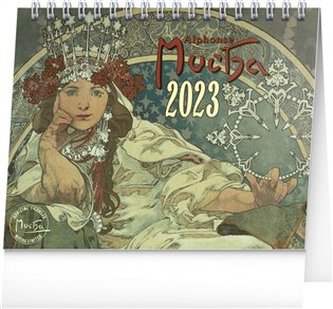 Stolní kalendář Alfons Mucha 2023
