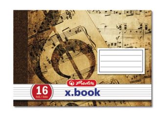 Notový sešit A5/16 listů