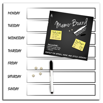 Magnetická tabule WEEK 30x30 cm Styler Magnetická tabule WEEK 30x30 cm Styler