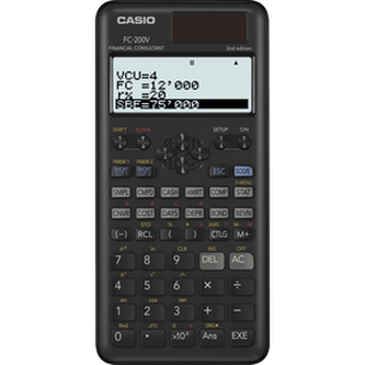 Kalkulačka CASIO FC 200 V 2E