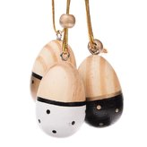 Dřevěná závěsná vajíčka - sada 3ks, 12/144