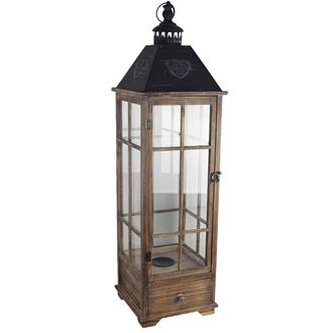 Dřevěná lucerna D3129/V