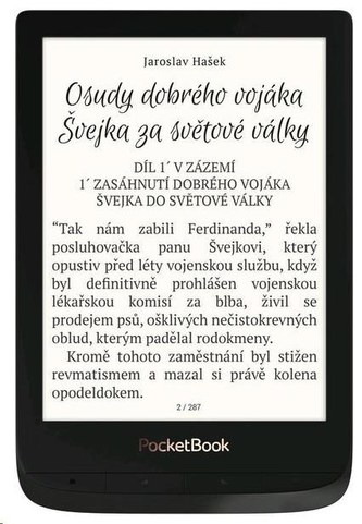 POCKETBOOK 627 Touch Lux 4, Obsidian Black