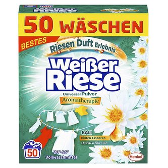 Weisser Riese Universal Aromatherapie prací prášek Lotus z Bali 50PD