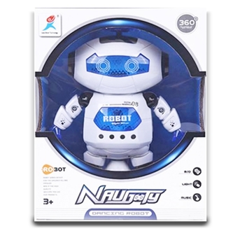 Tančící robot na baterky - světlo, zvuk