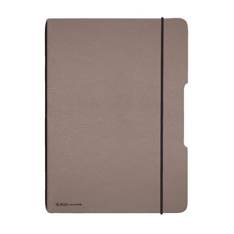 Sešit flex A4/40 listů, čtvereček, šedohnědý