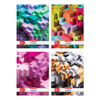 Sešit A4/40 čtv,parc.,tetris