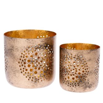 Kovový svícen - sada 2 ks, 6/24