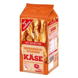 GG Sýrové tyčinky z kynutého těsta 150g