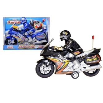 Motorka policie světlo, zvuk