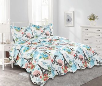 Přehoz na dvoulůžko + 2 polštáře - sada, 0/6