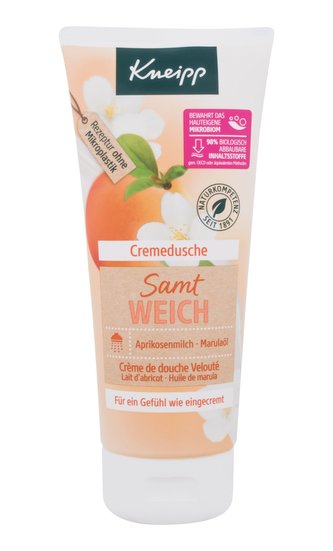 Kneipp As Soft As Velvet Sprchový gel Body Wash 200 ml Apricot & Marula pro ženy
