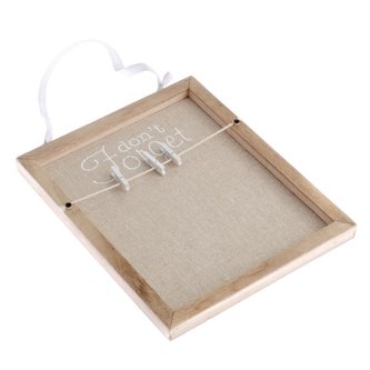 Dřevěná nástěnná tabule s kolíčky, 6/48