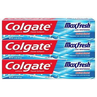 Colgate zubní pasta max fresh zubní pasta výhodné balení 3x75ml