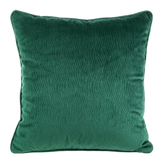 Polštář LILIANA velvet zelená 40x40 cm Mybesthome