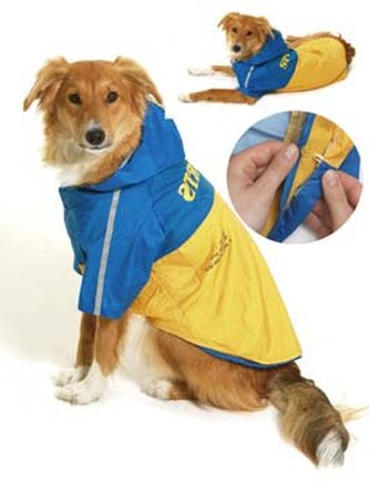 Obleček SPORT Žlutá/Modrá s kapucí 2V1 40cm KAR