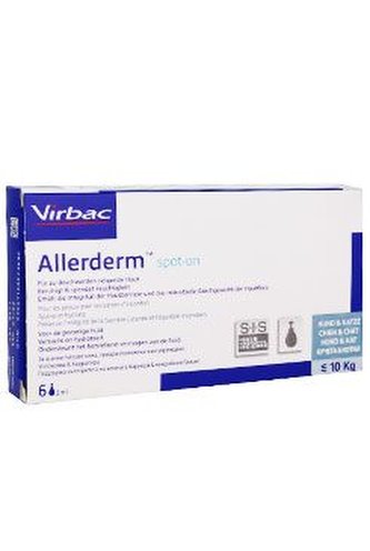 Allerderm Spot on 6x2ml pro psy a kočky do 10kg
