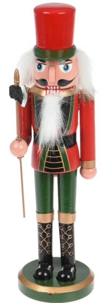 Louskáček zelený voják 28x7x7 cm