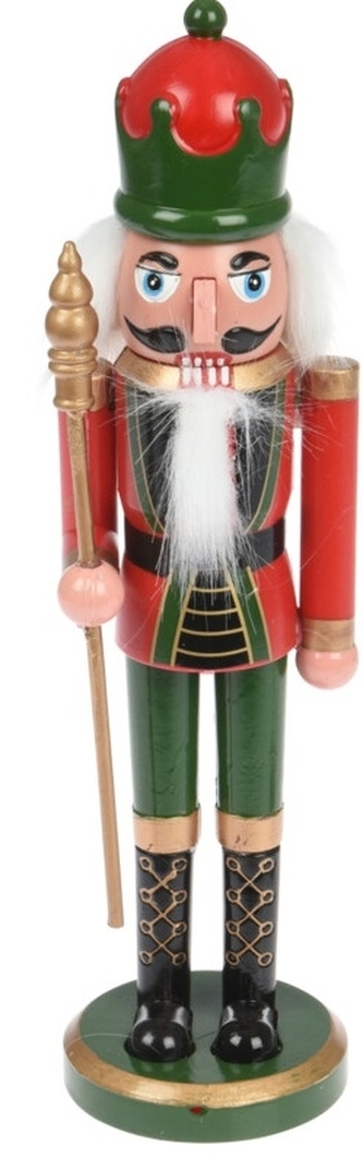 Louskáček zelený král 28x7x7 cm