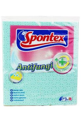 Utěrky houbové antibakteriální Spontex 3ks