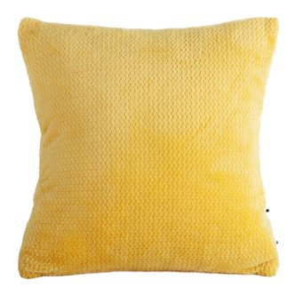 Polštář RENDA mikrovlákno mustard/hořčicová 40x40 cm Mybesthome
