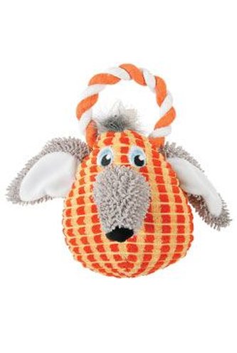 Hračka pes BARBARA VELVET plyš oranžová 22,5cm Zolux