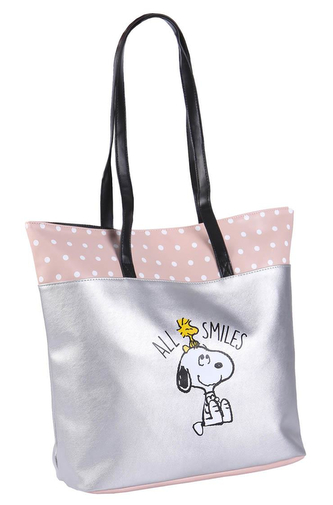 Dámská kabelka Snoopy: All Smiles (38 x 32 x 13 cm)