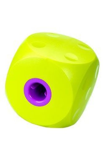 Hračka pes BUSTER Mini cube limetková 9cm, S